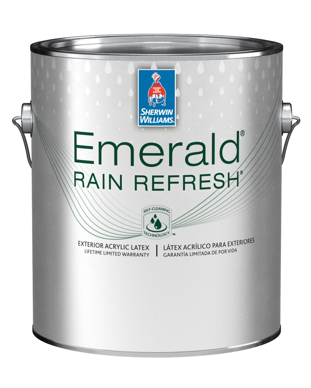 Emerald Rain Refresh Exterior paint can
