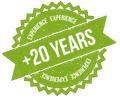 Astro Remodeling more than 20 years of experience badge